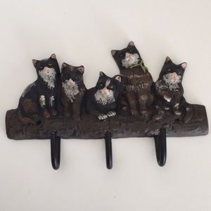 Cat Hanger Rack Cast Iron